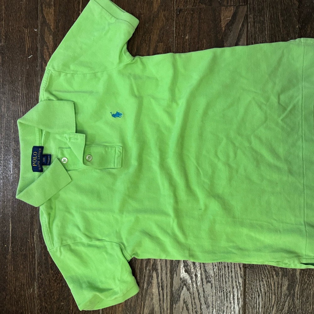 Polo by Ralph Lauren Green Polo Shirt Classic Design